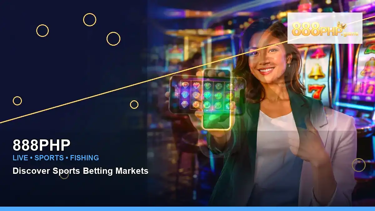 888PHP VIP casino rewards featuring an adult Filipina casino host with a right-framed composition